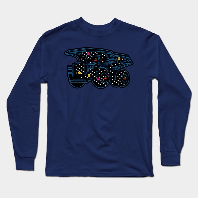 Dump Truck Pacman Long Sleeve T-Shirt by damnoverload